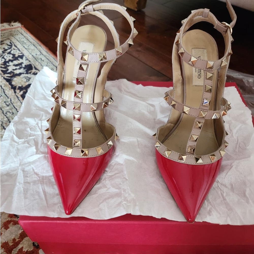 Red Valentino studded heels